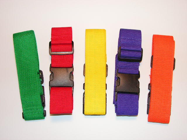 personalized embroidered luggage straps